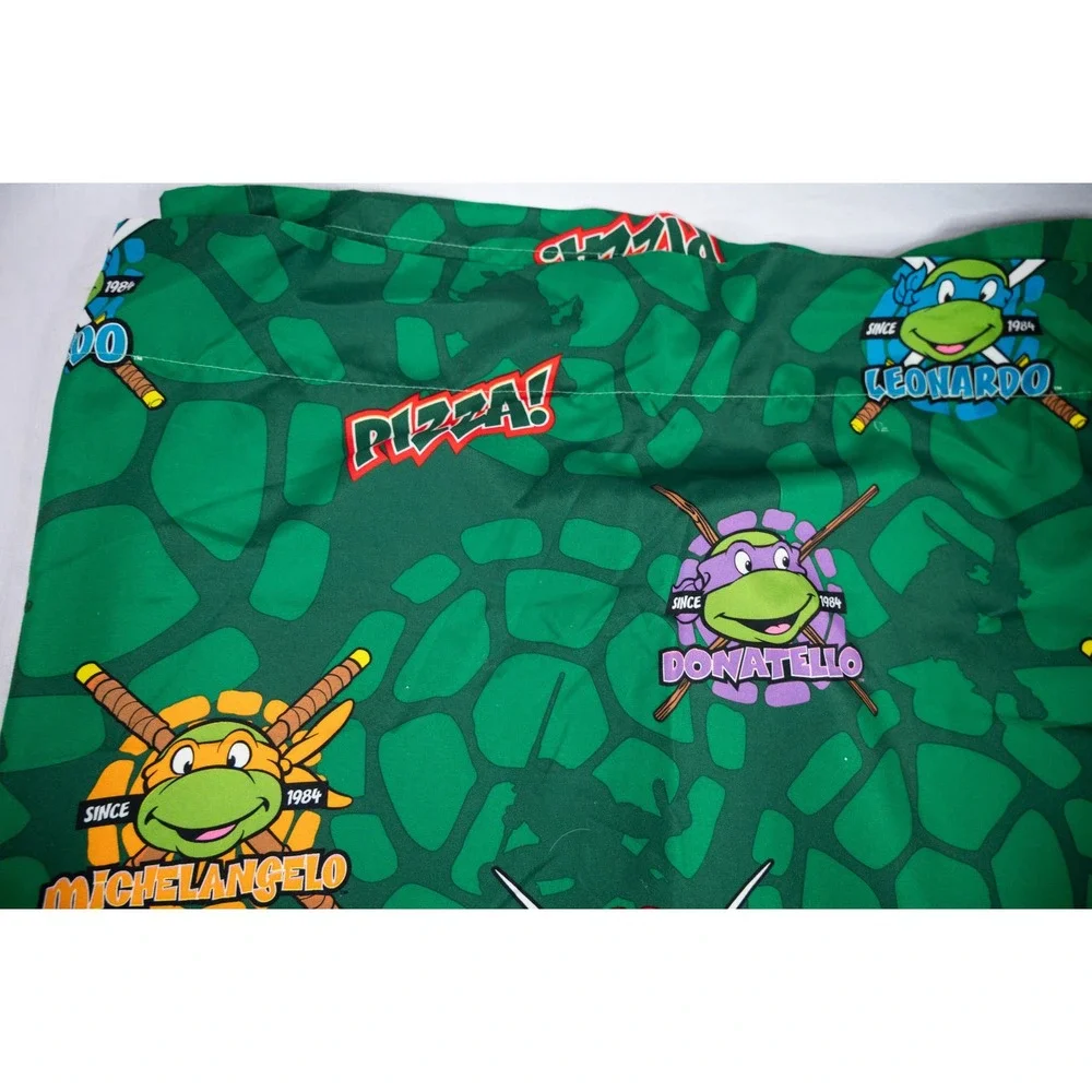 Nickelodeon‎ TMNT Pillowcase Kids Toddler Flat Pillowcase Green Ninja Turtles